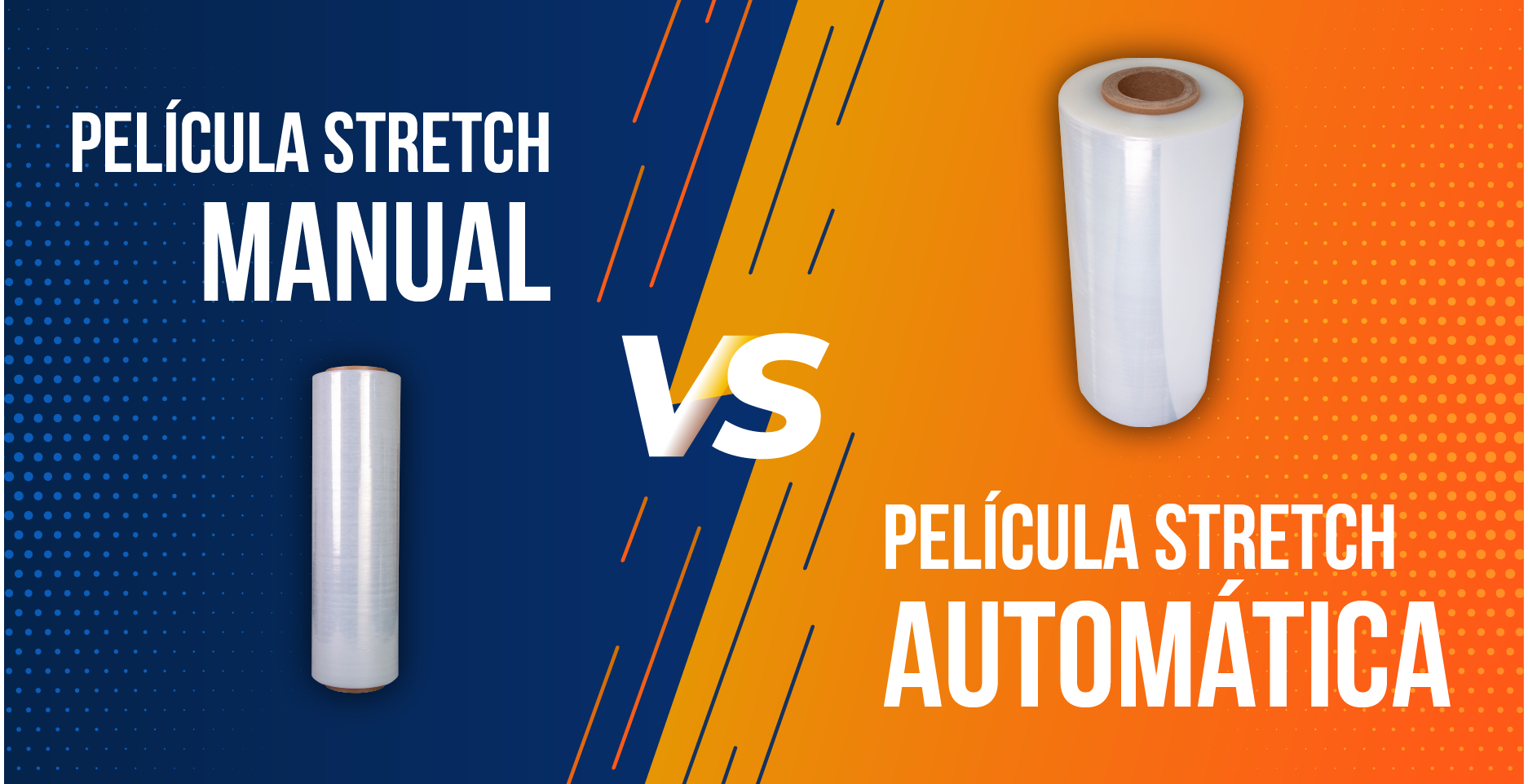 Película Stretch Automática vs Manual