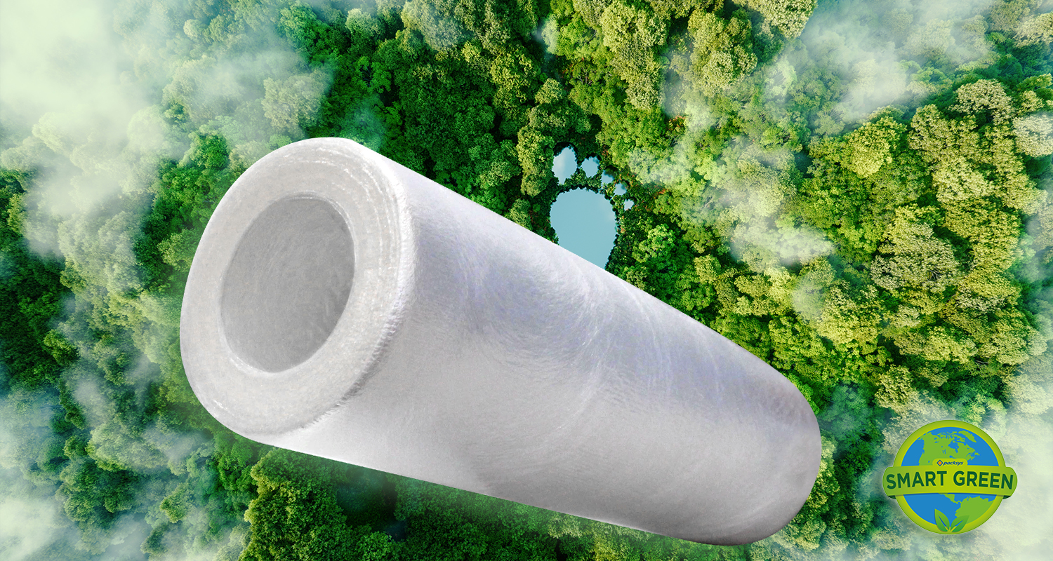 Reduciendo la Huella de Carbono con la Película Pre estirada Coreless