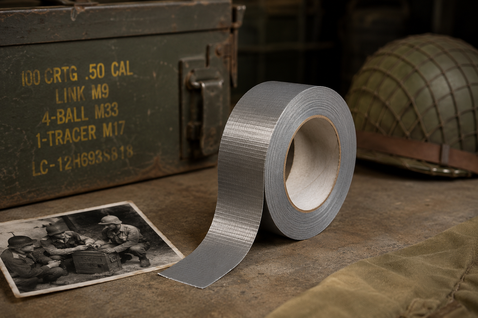 Historia de la duct tape: de las cajas de munición en la Segunda Guerra Mundial a la industria moderna